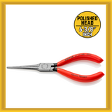 Knipex 6-3/8″ Flat Needle-Nose Pliers Polished Head Plastic Coated Handles