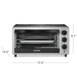 Proctor Silex Simply-Crisp 6 Slice Air Fryer Toaster Oven with 4 Functions (NEW)
