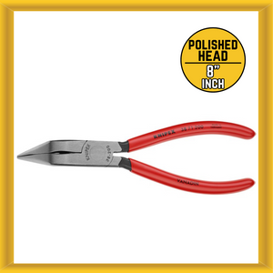 Knipex 3871200 8″ Long Nose Mechanics’ Pliers 70-Degree Pliers Head Polished