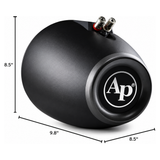 Audiopipe APMP800ETW 8" Marine Speaker Enclosures Pair Black