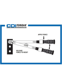 CDI 1501MRPH 1/4" Drive Micrometer Torque Wrench 20-150 in-lb Adjustable
