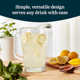 Libbey 5260 60 oz Glass Pitcher Beverage Server with Handle