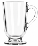 Libbey 5304 Irish Coffee Mugs 10 oz Clear Glass Handle Cups Case of 36