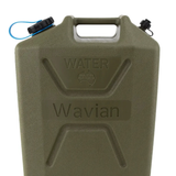 2 Pack Wavian 22L 5.8 Gallon Water Can Green BPA Free Food Grade w/ Spout