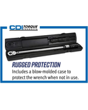 CDI 1501MRPH 1/4" Drive Micrometer Torque Wrench 20-150 in-lb Adjustable