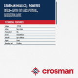 Crosman MK45 CO2 BB Air Pistol .177 Cal Semi Auto Blowback