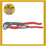 Knipex 8361015 16.5" Rapid Adjust Swedish Pipe Wrench S-Type Polished Jaw