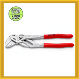 Knipex 7" Chrome-Plated Plastic Coated Pliers Wrench ( 86 03 180 ) NEW