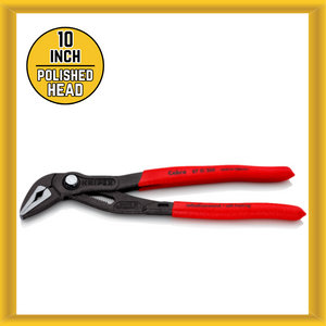 Knipex 8751250 10″ Cobra ES Extra-Slim Water Pump Pliers Polished Head