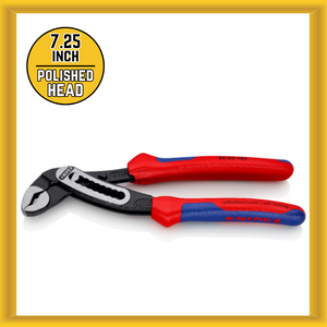 Knipex 8802180 7-1/4″ Alligator Water Pump Pliers with Multi-component Grips