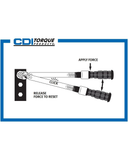 CDI 501MRMH 1/4" Drive Click Torque Wrench 10-50 in-lb Adjustable Micrometer