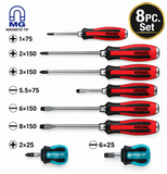 Vessel Megadora Tang-Thru Screwdriver Set 8PC EVA Foam Insert 9308EVA