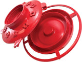 First Nature 32 oz Hummingbird Feeder Red Wide Mouth Easy Clean 10 Ports