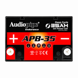 Audiopipe APB-35 AGM 12V 35Ah Deep Cycle Car Audio Battery