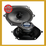 Audiopipe 6x8-inch 125W RMS Power 8 Ohms Low to Mid Frequency Car Speakers (NEW)