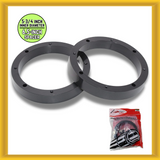 Audiopipe APMBRING6 6.5 inch ABS Plastic Speaker Spacer Rings (PAIR) NEW