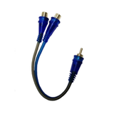 Audiopipe Superflex RCA Cable Y Connector, 1 Male to 2 Female (10 Pieces) NEW