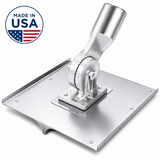 Kraft Tool CC029 10"x10" Stainless Steel Walking Seamer Groover 3/4"R Socket