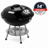 Cuisinart CCG190 14" Portable Charcoal Grill Tabletop BBQ Camping Black