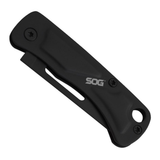 SOG Centi I Keychain Folding Knife 1.4-inch Stainless Steel Black Oxide Blade