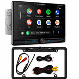Power Acoustik CPAA-70D10F 10.6" CarPlay Android Auto DVD Stereo w Camera