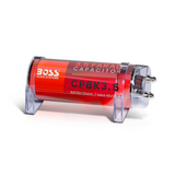 BOSS Audio Systems CPBK3.5 Farad Capacitor with Digital Voltage Display (NEW)