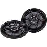 Crunch 6.5-inch 60W RMS Power 3-Way Coaxial Shallow 4 Ohm Car Speakers (PAIR)