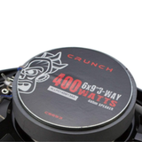 x2 Crunch CS-Series 6x9-inch 75W RMS Power 3-Way Full Range Car Speakers (PAIR)