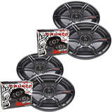 x2 Crunch CS-Series 6x9-inch 75W RMS Power 3-Way Full Range Car Speakers (PAIR)