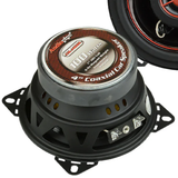 Audiopipe 4-inch Injection Cone 2-way Car Speakers with Rubber Edge (CSL1402R)