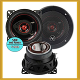 Audiopipe 4-inch Injection Cone 2-way Car Speakers with Rubber Edge (CSL1402R)