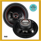 Audiopipe 6.5" 165W RMS Injection Cone with Rubber Surround Car Speakers (PAIR)