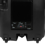 Audiopipe DJAP-1580BT 15-inch Powered PA Speaker Bluetooth USB FM Remote (NEW)