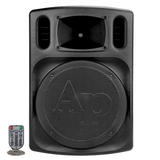 Audiopipe DJAP-1580BT 15-inch Powered PA Speaker Bluetooth USB FM Remote (NEW)