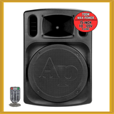 Audiopipe DJAP-1580BT 15-inch Powered PA Speaker Bluetooth USB FM Remote (NEW)