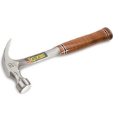 Estwing E20C 20 oz. Curved Claw Hammer with Smooth Face and Leather Grip