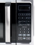 Black + Decker 0.9 Cu Ft Digital Microwave Oven w/ Turntable in Stainless Steel