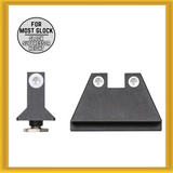 Night Fision Suppressor Height Tritium Night Sights for Most Glocks (WHITE) NEW