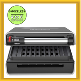 George Foreman Contact Smokeless Select a Temp Grill Family Size 4 to 6 Servings