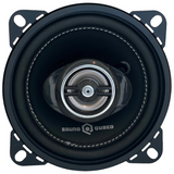 New Soundqubed HDS-CX4 4 Inch 2-way Car Speakers 40W RMS 120W Max Power 4 OHM