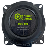 New Soundqubed HDS-CX4 4 Inch 2-way Car Speakers 40W RMS 120W Max Power 4 OHM