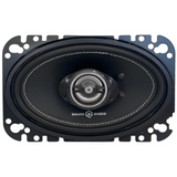 Soundqubed HDS-CX46 4×6 Inch 2-way Plate Car Speakers 45W RMS 135W Max 4 OHM New