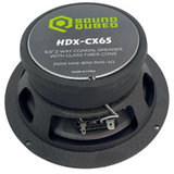 New SoundQubed HDX-CX65 6.5 Inch 2-way Car Speakers 80W RMS 240W Max Power 4 OHM