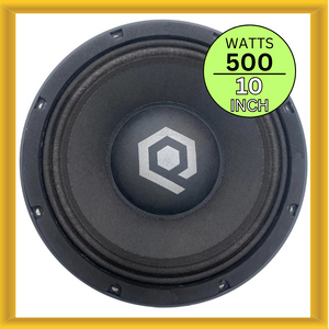 SoundQubed HDX-PA10M-8 10 Inch MidBass Car Speaker 500W RMS 1000W Max 8 OHM New