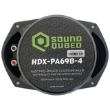 SoundQubed HDX-PA69B-4 6×9 Inch Midrange Car Speaker 350W RMS 700W Max 4 OHM New