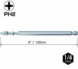 Vessel Impact Ball PH2 Torsion Bits 5PC MAG Charge Magnetic Holder