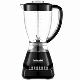 Better Chef IM-6120P Countertop Kitchen Blender 10 Speed 400 Watt