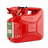 WAVIAN RED 10 LITER ORIGINAL NATO JERRY STEEL GAS CAN - 2 PACK