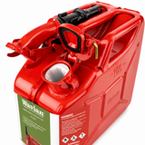 WAVIAN RED 10 LITER ORIGINAL NATO JERRY STEEL GAS CAN | JC0010RVS