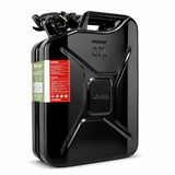 Wavian 5 Gallon 20L NATO Steel Jerry Can w/ Leakproof Spout Black